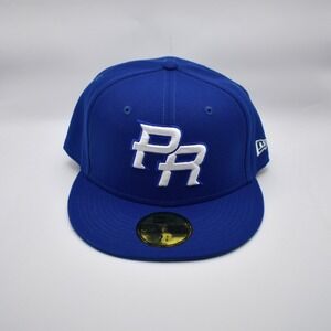 New Era 59FIFTY Puerto Rico WBC World Baseball Classic Fitted Hat Cap 7 3/8 Blue